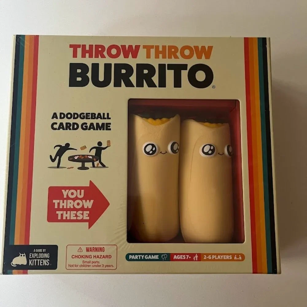 Throw Throw Burrito  - a dodgeball card game NEW in Box